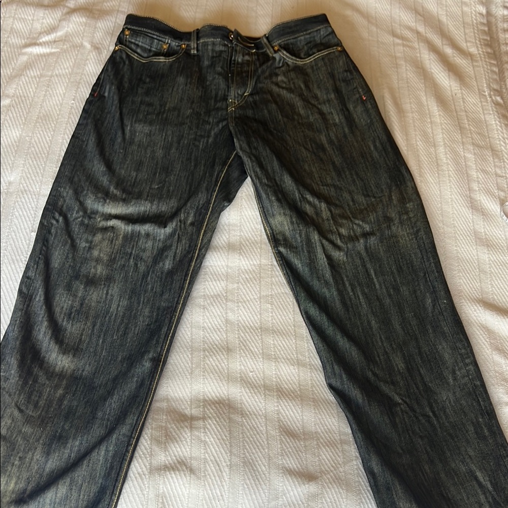 Preowned Sean John’s Blue Men's Dark Wash Jeans 34/34